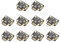 Sxhlseller Game Controller Drift Fix Mod, for ONE, for S X Gamepad, Universal 3D Analog Joystick Drift Repair Board, 10pcs