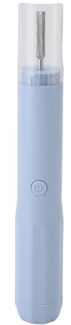 Efficient Stainless Steel Electric Fish Scaler, Quick Handheld Automatic Electric Fish Scale Remover for Processing Ingredients (Blue)
