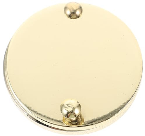 NUOBESTY Protecteur de Porte 16Mm en Métal Doré, Cache-Jonction Anti-Regard, Sécurité Domestique, Usage Bureau et Hôtel