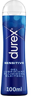Durex Gel Lubrifiant Sensitive - Lubrifiant comestible à base d'eau - 100ml