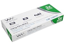 We Can Source It Ltd - Wrapmaster 1000 Cling Film – 30cm x 100m, 3 Rolls – Premium Kitchen Wrap for Professional Catering, Food Preservation, and Freezing – Compatible with Wrapmaster Dispensers