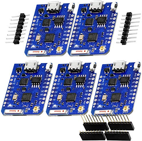 AZDelivery 5 x D1 Mini Pro ESP8266 ESP-8266EX CP2104 WiFi Entwicklung Board kompatibel mit Arduino inklusive E-Book!