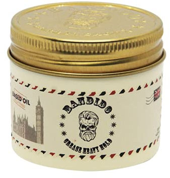 BANDIDO Grasso Pomata a Tenuta Pesante 125ml | Cera per acconciature | Tenuta molto forte | Gel per capelli con effetto bagnato