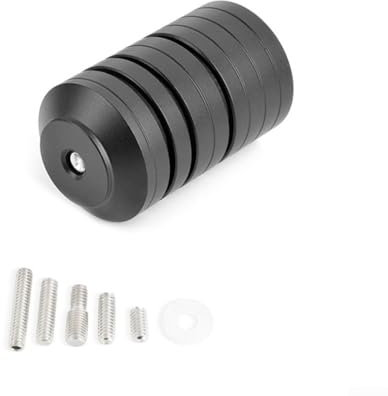 Juego de pesas estabilizadoras de arco prémium para un mejor control (negro)