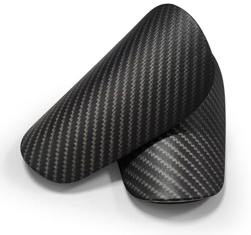 WOUMON 2 mini parastinchi da calcio, protezione Tibia per il calcio per bambini, equipaggiamento di protezione per jogging, corsa (10 x 6 cm)