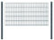 Doppelstabmattenzaun - Komplettset inkl. Pfosten (60x40mm) und Montagematerial - Verschiedene Längen und Höhen – Grün oder Anthrazit (L 4 m - H 103 cm, anthrazit)