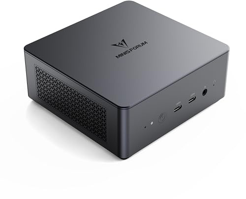 MINISFORUM DeskMini UM790 Pro Mini PC AMD Ryzen 9 7940HS Barebones Version Without RAM and SSD Personal Computer, AMD Radeon 780M Graphics, 2xHDMI(4K) 2xUSB4(DP|8K) Outputs