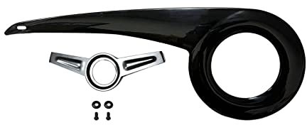Harilla Fahrrad kettenschutz, Fahrradteil-Kettenschutz Schutz 38-40T Ersatz Fahrradkettenschutz, Rad Ketten Schutz Kettenkaste Fahrradkettenabdeckung für Outdoor Radfahren, Schwarz
