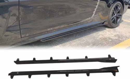 MpTuned Schwarz glänzende Seitenschweller für 4er G22 G23 G26 2021-418i 420i 430i 435i 440i 418d 420d 430d 435d 440i 440d Tuning