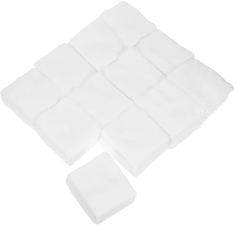 MUCKLILY Discos Faciales de Algodón 2400 Piezas, Toallitas Limpiadoras Suaves sin Pelusa para Maquillaje y Tonificación, Almohadillas Desmaquillantes Finas y Absorbentes para Cuidado