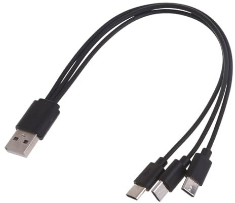 ECVGHD multiladdningskabel multi USB-kabel USB-laddningskabel universal 1/2/3/4 i 1