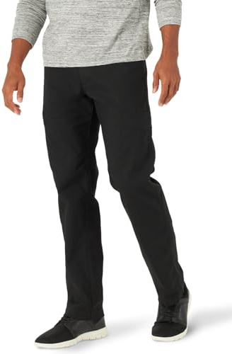 Lee Men's Extreme Motion Canvas Cargo Pant Black 38W x 29L