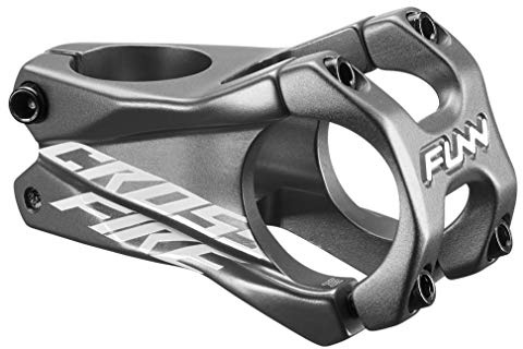 Funn Crossfire Potencia para Bicicleta de Montaña con Abrazadera de Manillar de 35mm - Potencia de Bicicleta de Aleación Duradera y Ligera para Bicicleta de Montaña, Longitud de 50mm (Gris)