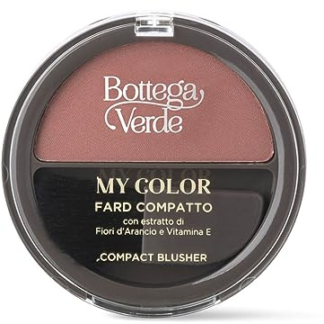 Bottega Verde - My Color - Fard compatto con estratto di Fiori d'Arancio e Vitamina E - colore radioso - malva