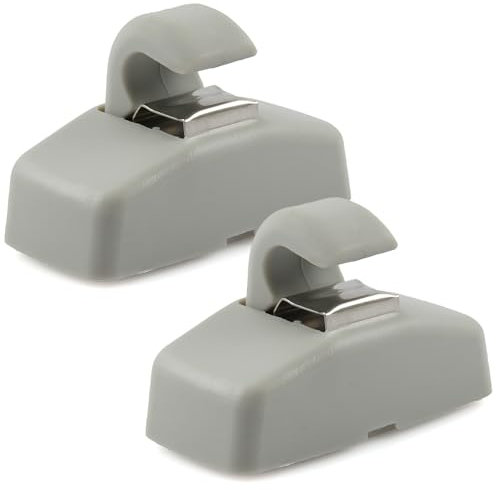 Robust 3B0857561B - Soporte de gancho para visera solar para Volkswagen Bora, Caddy, Golf, MK4, Sharan, Passat, Polo, Amarok, Transporter, T5, Touran, Seat, Ibiza, León, Skoda, Fabia, Octavia Superb,