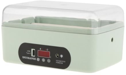 Gralara Mini Incubadora de Huevos, Incubadora Digital de Aves de Corral para Loros, Pollos, Codornices Y, 4 automático