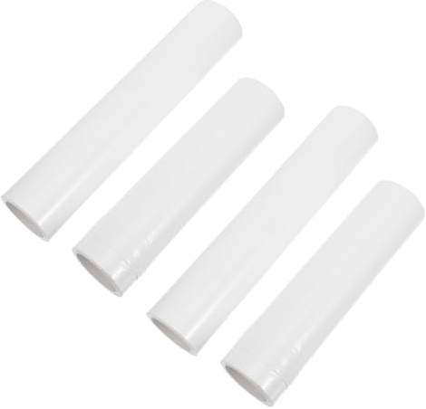SMASOLO 4 Rollos Adhesivos Quitapelusas Antiestáticos, Recambios de Rodillo Adhesivo de 8 y 10 Pulgadas, Suaves para Limpieza Industrial, Eliminación de Polvo y Pelusas en Maquinaria,