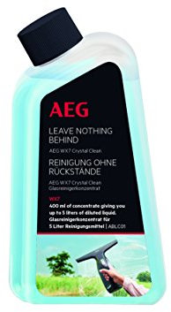 AEG ABLC 01 AEG ABLC01 Glasreiniger-Konzentrat für Fensterreiniger WX7 (400ml Konzentrat für 20 Anwendungen, keine Schlieren und Rückstände, streifenfrei, optimale Reinigungsleistung),