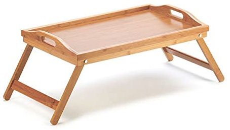 EM Home Plateau de lit pour petit-déjeuner avec pieds pliables Bambou 2