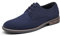 Bruno Marc Anzugschuhe Herren Wildleder Schnürschuhe Klassischer Business Derby Formell Business Casual Schuhe,Size 46,Marine,URBAN-08-E