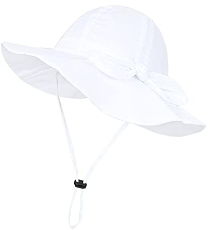 Volicph Baby sommarhatt flicka solhatt småbarn strandhatt baby bucket hat UPF 50 för baby flicka spädbarn barn småbarn