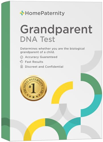 HomePaternity Grandparent DNA Test, USPS Return, Fast Results, Highest Accuracy Available, All Lab Fees & Shipping Included, Grandchild Test, Test Paternity Without Father