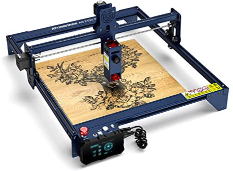 ATOMSTACK A5 M50 PRO Laser Cutter 40W, Laser Graviermaschine mit 5W Laserleistung, Lasergravur maschine, Lasergravierer Geeignet für Holz, Metall, Acryl, Arbeitsbereich 410 x 400 mm Graviergerät