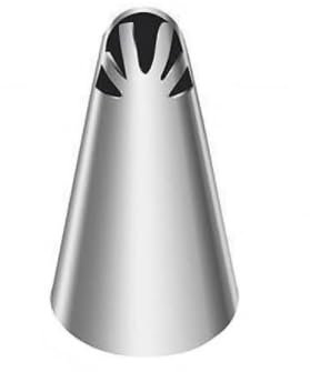 Silver Pleated Skirt Piping Nozzles Set, Stainless Steel Russian Nozzles Tips Piping Set for Pastry Fondant, Cake Decorating Supplies Baking Tools, Decorating Tools, Icing and Piping TipsïŒPA5ïŒ
