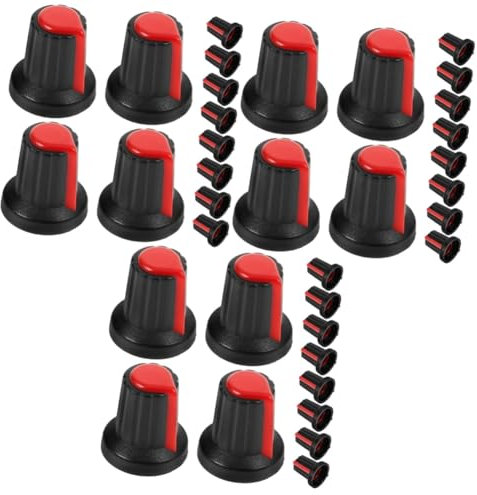 Generic Bouton De Contrôle Du Volume Pour Potentiomètre Rotatif 6 Mm En Plastique Résistant 20 Pièces Pour Table De Mixage Dj Et Haut-Parleur Accessoires Dj