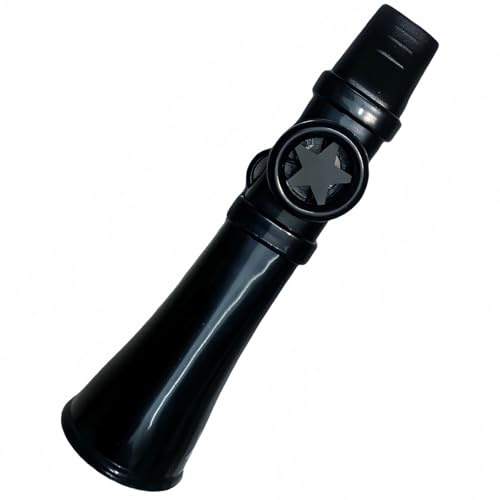 HYWEMIU Kazoo for Adults Washable, Premium ABS Kazoos for Adults, Smooth Permanent Kazoo Membrane Professional Easy to Learn, Musical Instruments for Guitar, Ukulele, Violin, Piano (Black)