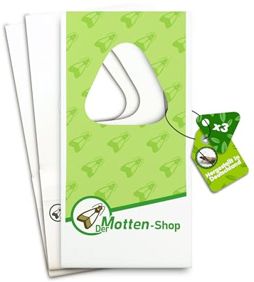 Der Motten-Shop® | Schlupfwespen gegen Lebensmittelmotten | 3 Karten à 3 Lieferungen | biologische & nachhaltige Mottenbekämpfung | die umweltfreundliche und giftfreie Alternative