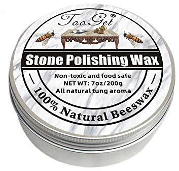 TooGet Stone Seasoning Beeswax Furniture Polish & Restoration Care Beeswax, Suit for Marble Furniture, Ceramic Tiles, Stone Floor, Stone Walls, Stone Polish Protection - 7OZ