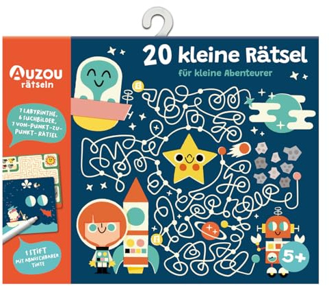AUZOU 405041 20 Piccoli avventurieri di Gioco per Bambini, logica e indovinelli, Divertimento per Bambini