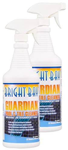 Calcium Build Up & Scum Line Remover- Guardian Pool Tile Cleaner, 2 qts. - Non-abrasive, Save Elbow Grease, 32 Fl Oz (Pack of 2)