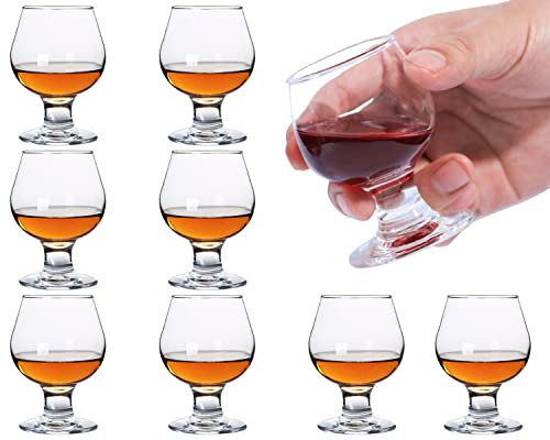 Soopiiso Lot de 8 verres à cognacgläser 50 ml/5 cl