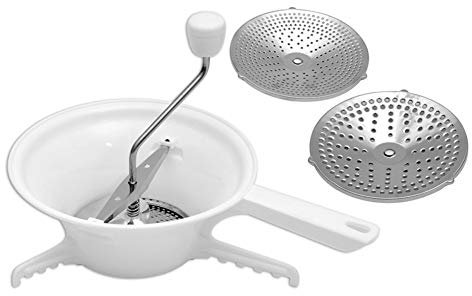 Srliya Mouli Moulin à Aliments Petit Moulin à Grains 34 × 23 × 11 Multifonctionnel Manuel Hachoir Mélangeur Salade Légumes Fruits Mélangeur pour Cuisine