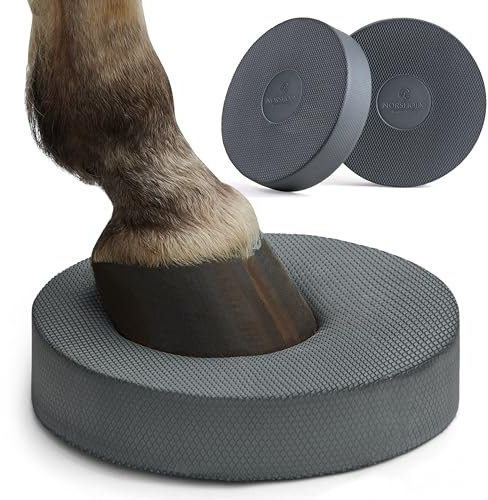 NØRSHOLM EQUESTRIAN Balance Pad Pferd 2er Set, Zubehör für die Bodenarbeit mit Pferden, 2X Pferde Balance Pads für Variables Training und Beschäftigung für Pferde Aller Art