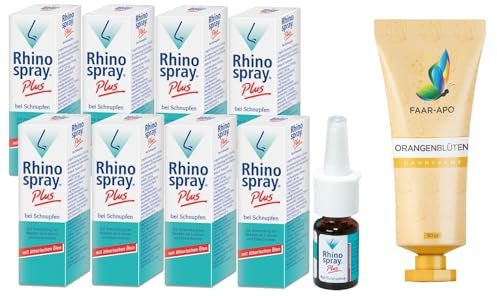 Rhinospray plus Sparset 8 x 10 ml inkl. einer hochwertigen Handcreme Marke Faar Apo