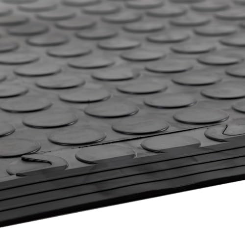 Heavy Duty Garage Vinyl Coin Design Floor Tiles (10)