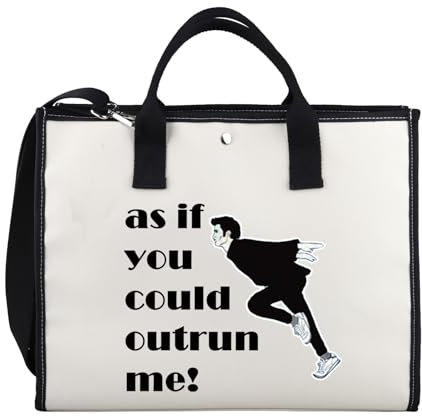 JYTAPP Twilight inspirierte Make-up-Tasche As If You Could Outrun Me, Kosmetiktasche, Edward Twilight Fandom, Geschenk, Film-Fans Geschenk, Tragetasche, Medium