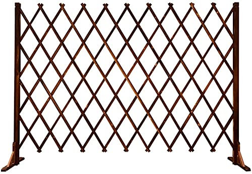 Träträdgårdsspaljé staketpanel för utomhus trädgårdar blomrabatter och gröngörande vägstaket med isoleringsnät idealiskt för grönska och integritetsskydd