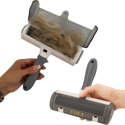Spazzola Togli Peli Animali Riutilizzabile – Rullo Leva peli per Cane e Gatto, Rimuovi Peli da Vestiti, Divani, Tappeti e Cuccia – Spazzola per Peli di Animali Domestici