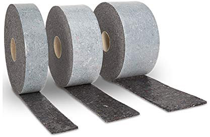 Anschlussdichtung-Filz, Rigips 75/5 mm, einseitig selbstkleb. 10,00 Meter/Rolle