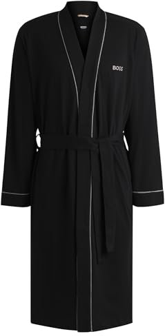 BOSS Herren Kimono Bm Bademantel, Black 001, XL EU