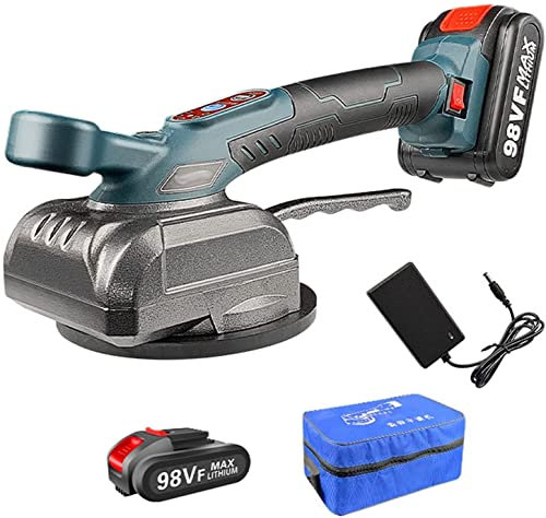 FLEAGE Piastrellista, Martello Vibrante per Piastrelle in Gomma | Portata della Ventosa in Alluminio 100 kg | per facilitare la Posa delle Piastrelle e dei Rivestimenti