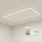 Deckenheizung Infrarot 840 Watt (128x63cm), Infrarotheizung Deckenmontage mit LED Beleuchtung, Infrarotheizung mit Thermostat, App Fernbedienung Steuerung, Decke Elektroheizung Heizkörper Heizpaneel