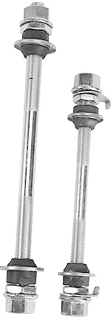 BESTonZON Mozzo Ruota Bici in Ferro 2 Unit per Mountain Bike e Strada Alta Resistenza Facile da Smontare Colore Argento Colore Casuale