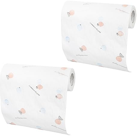PACKOVE 2 carta da cucina pulizia domestico tovaglioli di carta per piatti strofinacci per lavare i piatti canovaccio riutilizzabile tessuto non tessuto Colorful