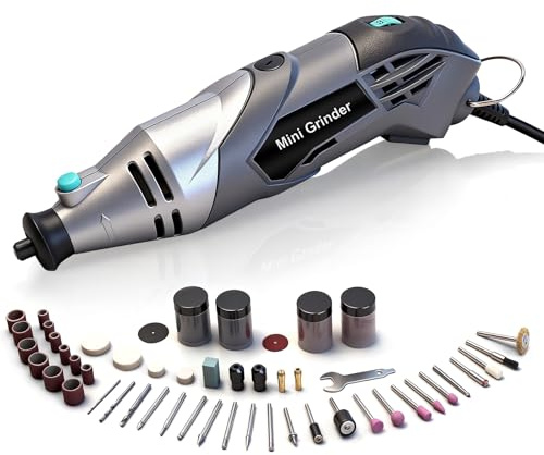 BLUEMARS 170W Rotary Tool Kit with 195PCS Accessories, Variable Speed 8000-35000RPM, Multifunction Tool for Grinding, Cutting, Sanding, Engraving, and Drilling, Ideal for Crafts and DIY Projects