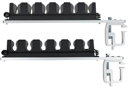 Avejjbaey Leghe di alluminio Camion Letto Canna Da Pesca Supporto Pali Portatili per Camion Stand Leghe di Alluminio Morsetti su